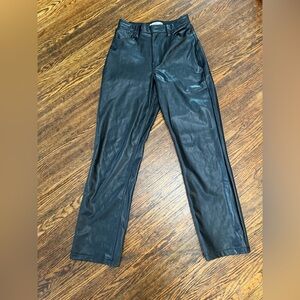 Abercrombie & Fitch Vegan Leather Pants - size 26